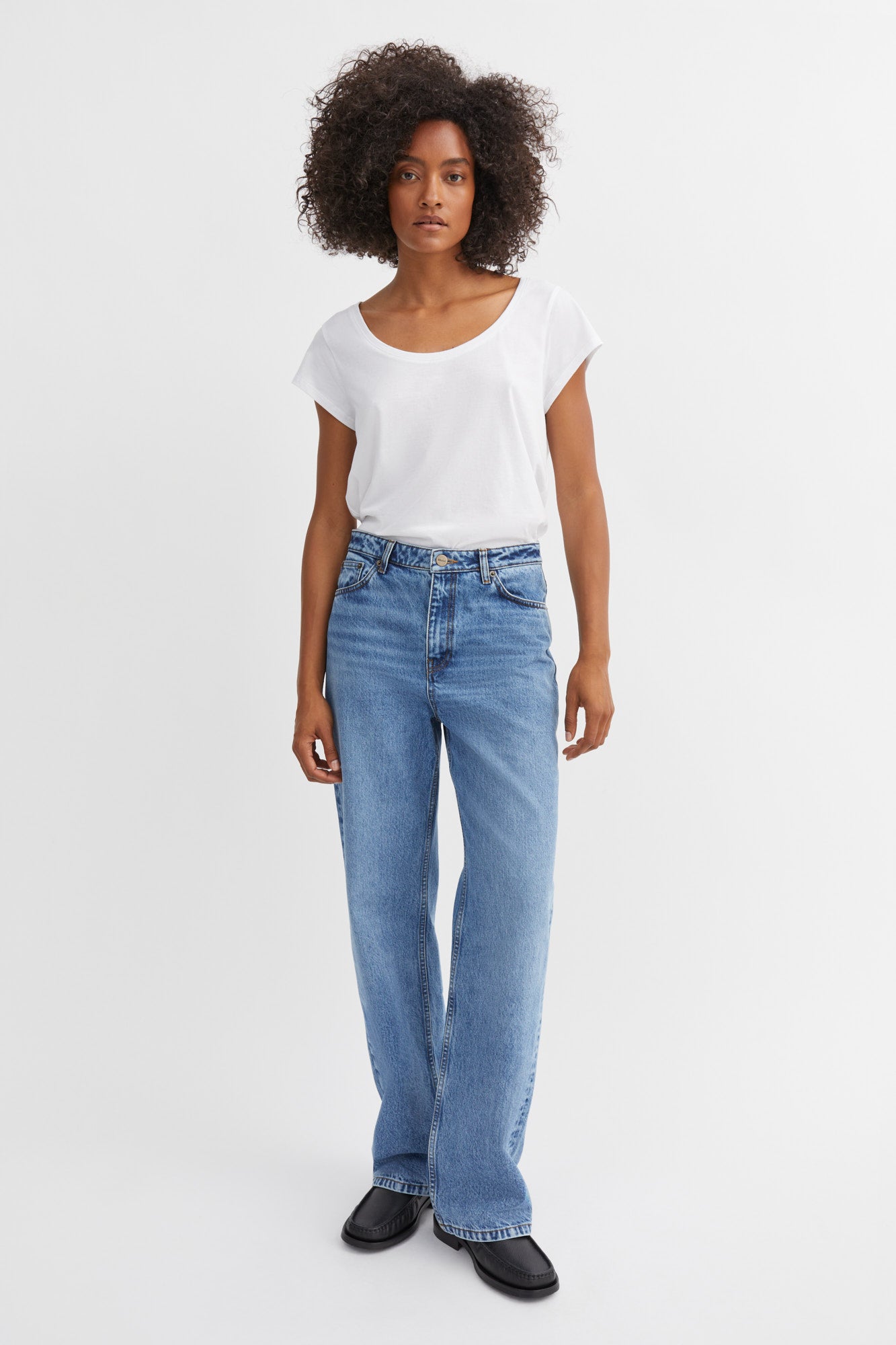 Skall Studio Maddy straight jeans Jeans Worn mid blue